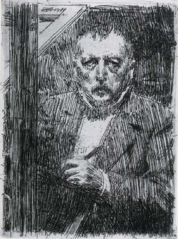 Self Portrait., Anders Zorn